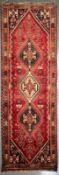 20TH CENTURY SOUTH WEST PERSIAN QASHGAI RUNNER RUG