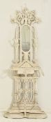19TH CENTURY COALBROOKDALE MANNER WHITE CAST IRON HALL STAND