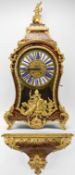 LOUIS XV STYLE 19TH CENTURY JAPY FRERES BOULLE MANTEL CLOCK