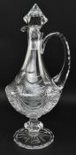 20TH CENTURY BOHEMIAN CUT GLASS DECANTER IN ORIGINAL BOX