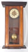 19TH CENTURY WALNUT CASED VIENNA REGULATOR WALL CLOCK