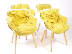 ALESSANDRO BUSANA FOR GABER - ITALIAN SET OF FOUR BASKET CHAIRS