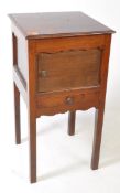 EDWARDIAN MAHOGANY BEDSIDE POT CUPBOARD CABINET