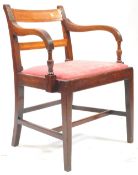 SHERATON LATE 18TH CENTURY MAHOGANY OFFICE DESK CHAIR