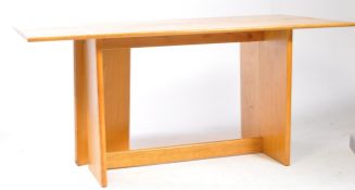 UNUSUAL FOLD OVER GOLDEN OAK CHURCH DESK TABLE