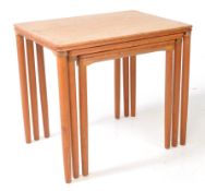 DANISH MODERN DESIGN - MID CENTURY VINTAGE TEAK NEST OF TABLES