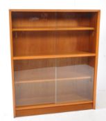 HERBERT GIBBS FURNITURE -A MID CENTURY TEAK BOOKCASE CABINET