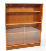 HERBERT GIBBS FURNITURE- MID CENTURY TEAK BOOKCASE CABINET