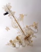 VINTAGE 20TH CENTURY MURANO STYLE CHANDELIER ELECTROLIER LIGHT