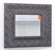 MID 20TH CENTURY ANGLO COLONIAL INDIAN CARVED WALL MIRROR