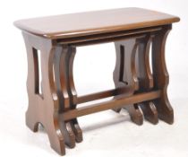 ERCOL FURNITURE - MID CENTURY ERCOL WINDSOR NEST OF TABLES