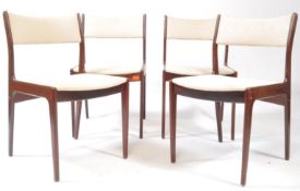 MANNER OF JOHANNES ANDERSON DANISH TEAK WOOD DINING CHAIRS