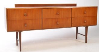 BRITISH MODERN DESIGN - A MID CENTURY TEAK SIDEBOARD CREDENZA