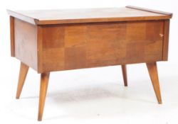 ARNOLD FURNITURE - MID CENTURY PARQUETRY SEWING BOX