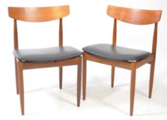 KOFOD LARSEN FOR G-PLAN FURNITURE PAIR OF TEAK WOOD DINING CHAIRS