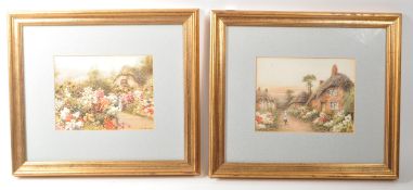 R. THORNTON - TWO LATE 19TH CENTURY ENGLISH SCHOOL WATERCOLOURS