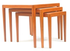 DANISH MODERN DESIGN - MID CENTURY TEAK NEST OF TABLES