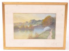 1946 R E SIMMONS WELSH MID CENTURY WATERCOLOUR PAINTING BETWS Y COED