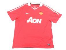 MANCHESTER UNITED - OFFICIAL MAN UTD 2010-11 HOME KIT SHIRT
