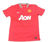 MANCHESTER UNITED - OFFICIAL MAN UTD 2011-12 HOME KIT SHIRT