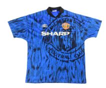 MANCHESTER UNITED - OFFICIAL MAN UTD 1992-93 HOME KIT SHIRT