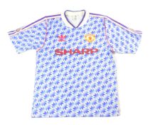 MANCHESTER UNITED - OFFICIAL MAN UTD 1990-91 AWAY KIT SHIRT