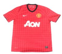 MANCHESTER UNITED - OFFICIAL MAN UTD 2012-13 HOME KIT SHIRT