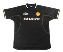 MANCHESTER UNITED - OFFICIAL MAN UTD 1998-99 THIRD KIT SHIRT