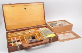 FISHING INTEREST - COLLECTION OF ANGLING EQUIPMENT IN TWO BOXES