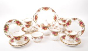ROYAL ALBERT - OLD COUNTRY ROSES - PORCELAIN CHINA TEA SET