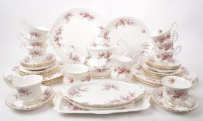 ROYAL ALBERT - LAVENDER ROSE - COLLECTION OF 1961 TEA SERVICE PIECES
