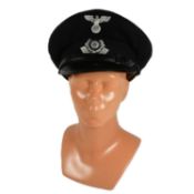 WWII SECOND WORLD WAR GERMAN RAILWAY PROTECTION POLICE VISOR