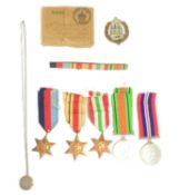 WWII SECOND WORLD WAR MEDAL GROUP