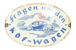 WWII SECOND WORLD WAR GERMAN KDF PLAQUE