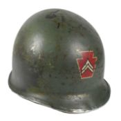WWII SECOND WORLD WAS US M1 HELMET - CPL 29TH INFANTRY