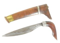 20TH CENTURY INDONESIAN BADEK DAGGER