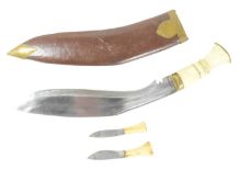 INDIAN KUKRI KNIFE DAGGER WITH MAKER NAME