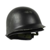 POST WAR DANISH RIOT POLICE HELMET