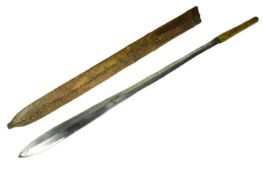 EARLY 2OTH CENTURY KENYAN MAASAI PEOPLE MACHETE