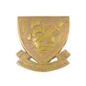 WWII FRENCH 1ST MARINE COMMANDO BATTALION CAP BADGE