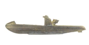 WWII SECOND WORLD WAR GERMAN U-BOAT PROPAGANDA BADGE