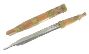 EARLY 20TH CENTURY AFRICAN SHONA DAGGER