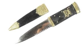 ARGYLE & SUTHERLAND HIGHLANDERS SCOTTISH SGEAN DUBH