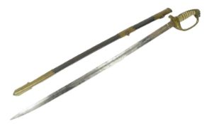 19TH CENTURY EAST INDIAN COMPANY NAVAL SWORD