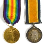 ROYAL DORSET FUSILIERS - WWI MEDAL PAIR