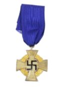 WWII SECOND WORLD WAR GERMAN 50 YEAR FAITHFUL SERVICE MEDAL