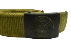 WWII SECOND WORLD WAR GERMAN AFRIKA KORPS BELT & BUCKLE