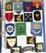 CLOTH BADGES - COLLECTION OF WWII INTEREST BADGES
