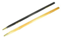 TWO 20TH CENTURY MILITARY PARADE GROUND PACE STICKS