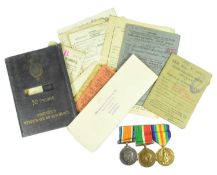 WWI FIRST WORLD WAR MEDAL PAIR PLUS ONE OTHER